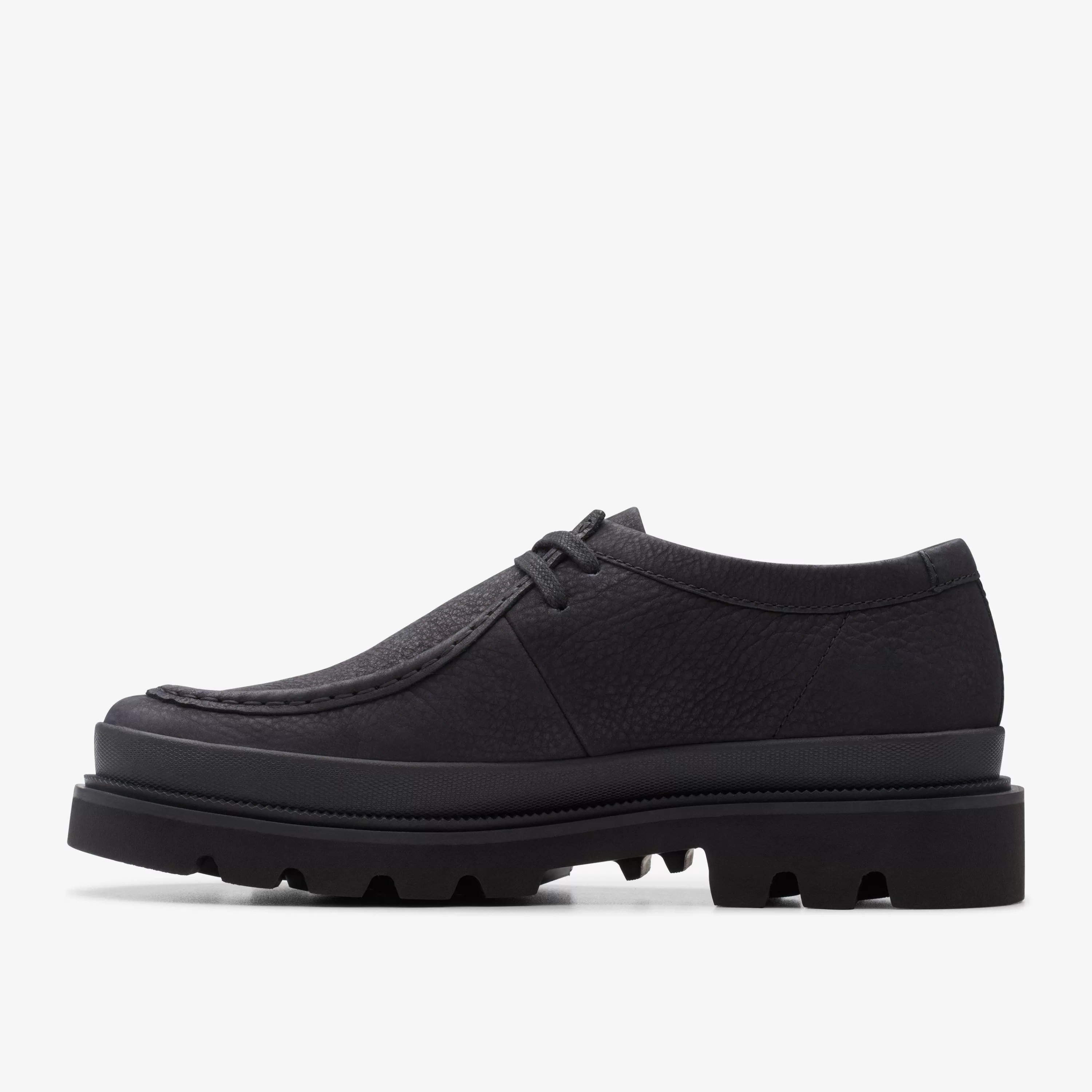 Clarks Badell Seam Black Nubuck