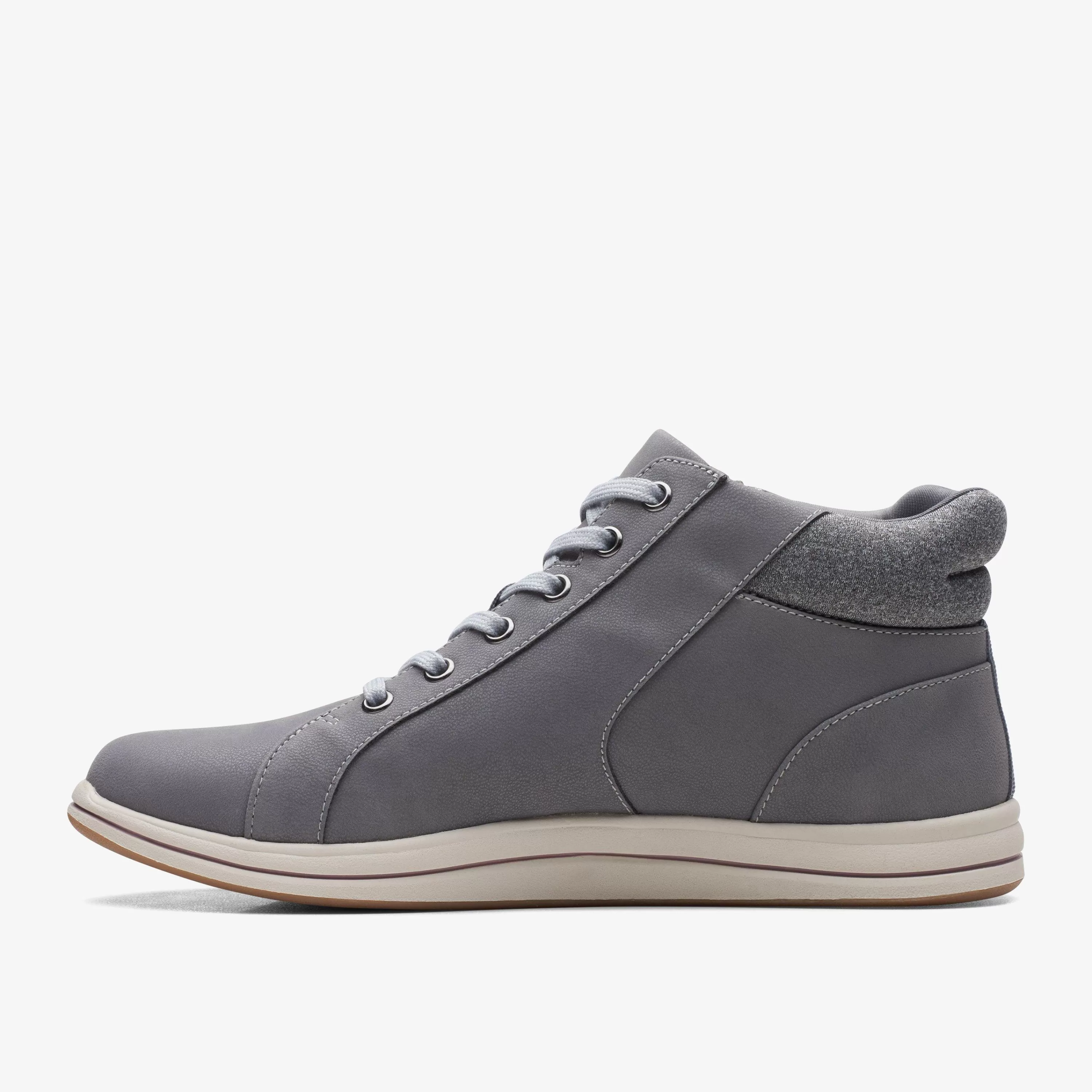 Women Clarks Breeze Glide Dark Grey