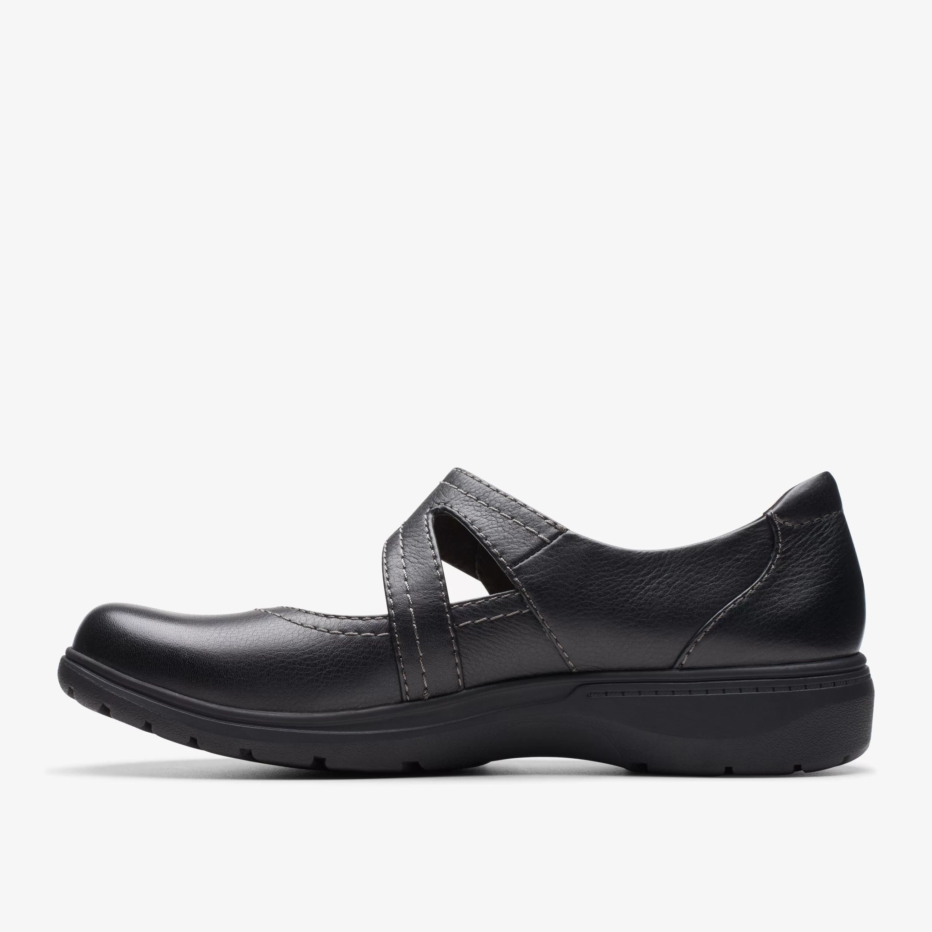 Women Clarks Carleigh Jane Black Leather