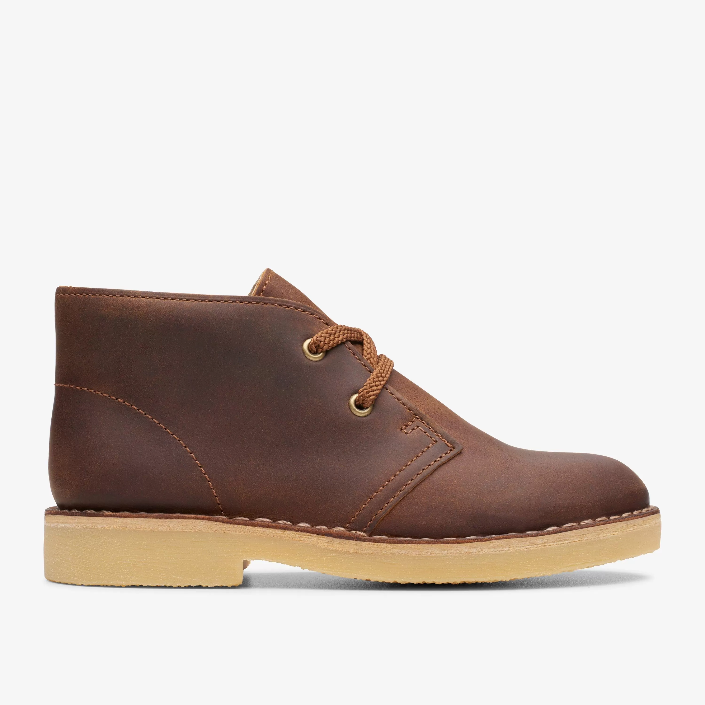 Kids Clarks Desert Boot Kid Beeswax