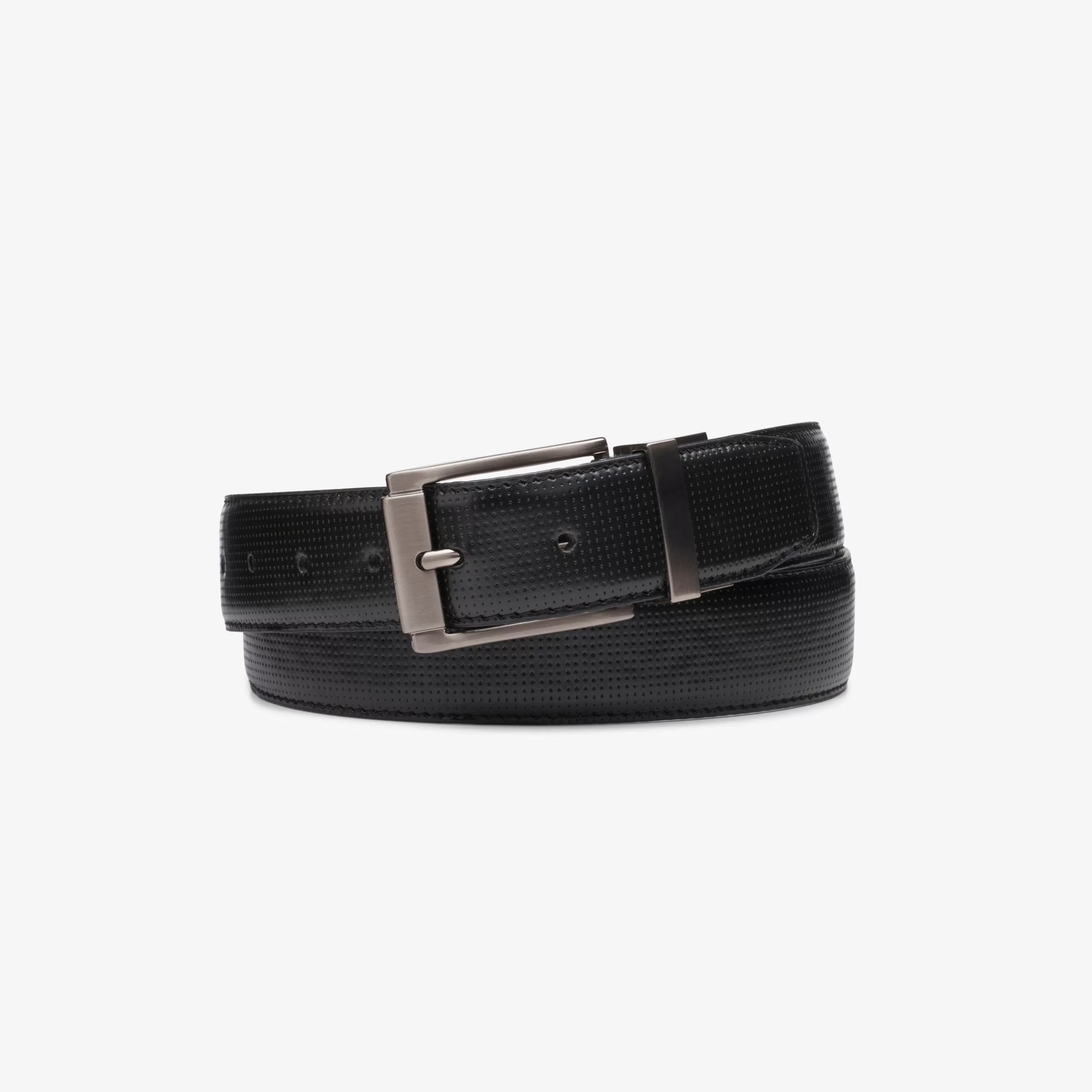 Women Clarks Reversible Belt Black/Brown