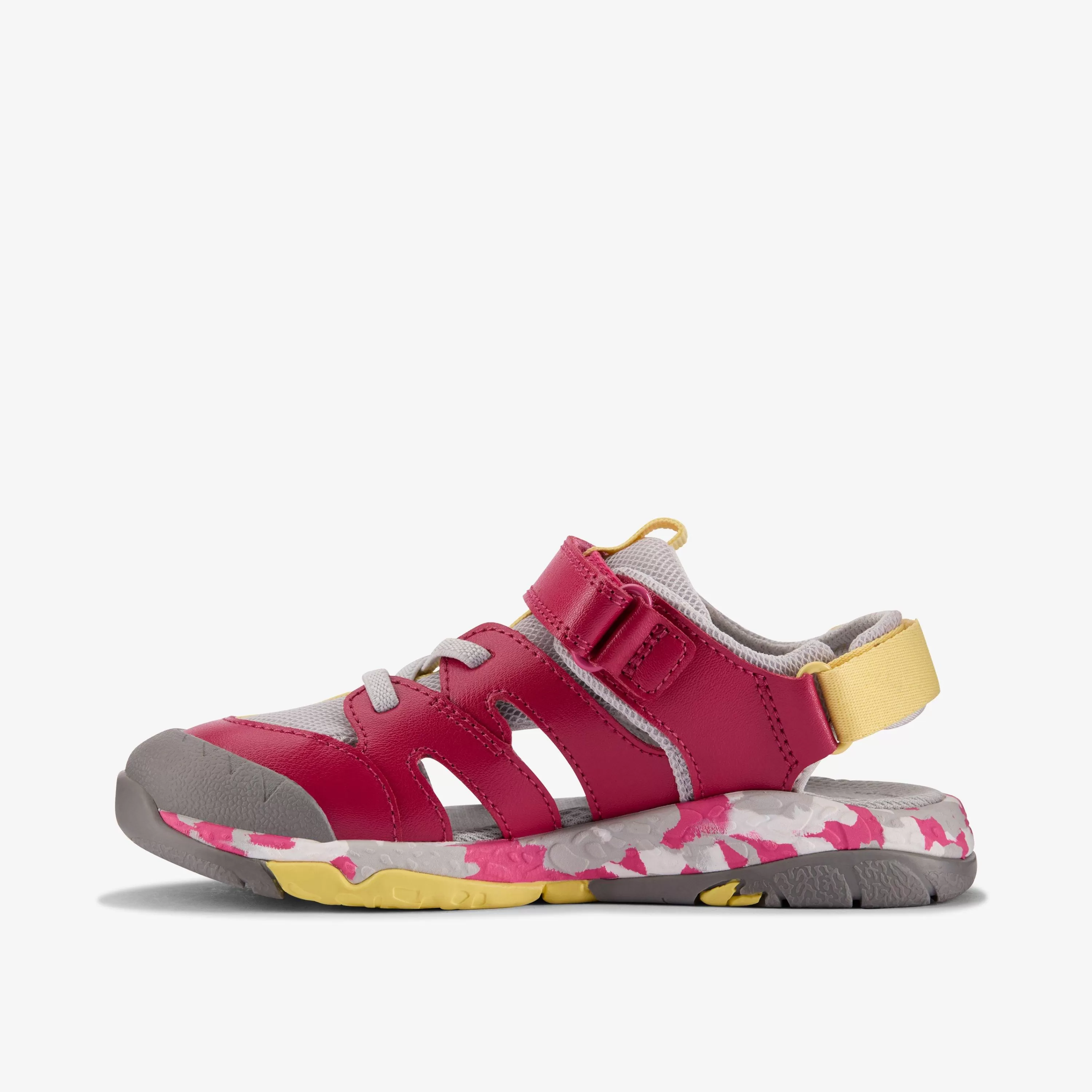 Kids Clarks Steggy Roar Kid Pink Combination