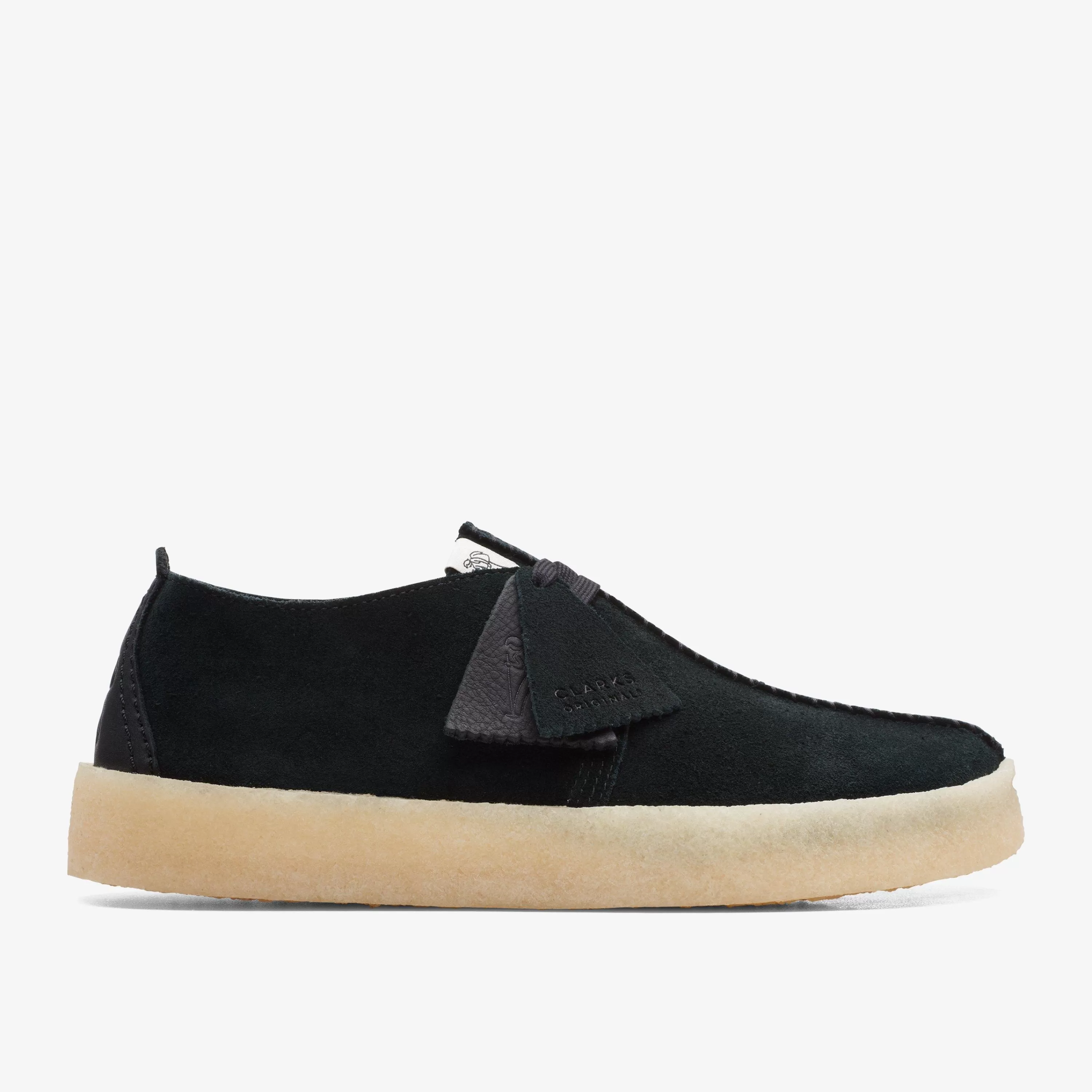 Clarks Trek Cup Black Suede