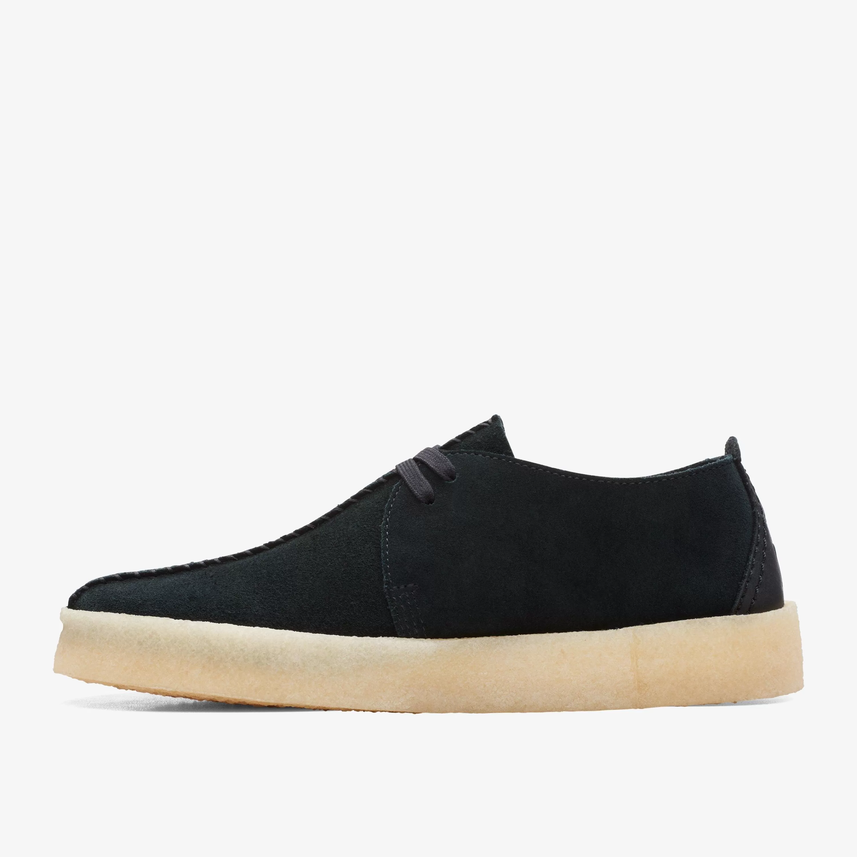 Clarks Trek Cup Black Suede