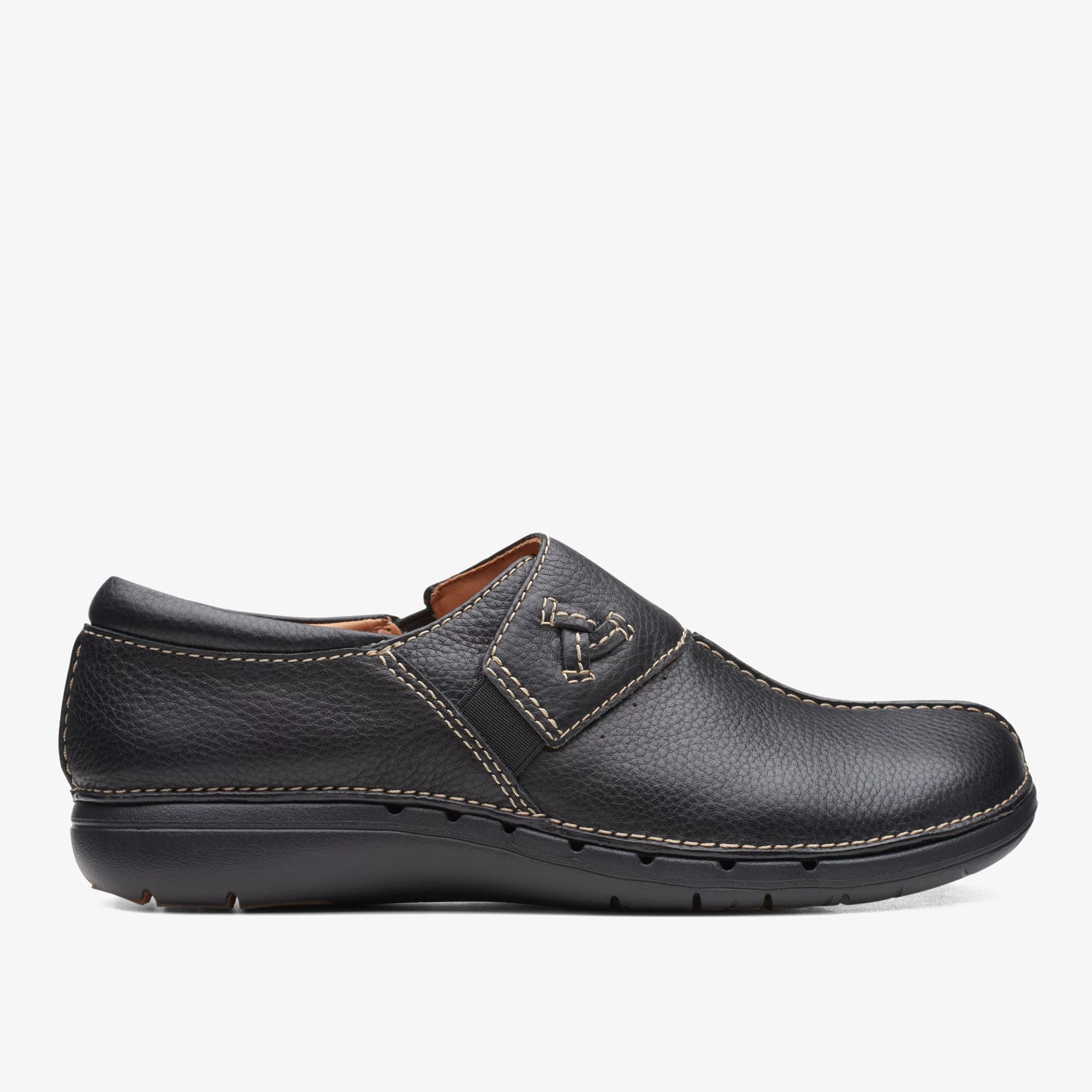 Women Clarks Un Loop Ave Black