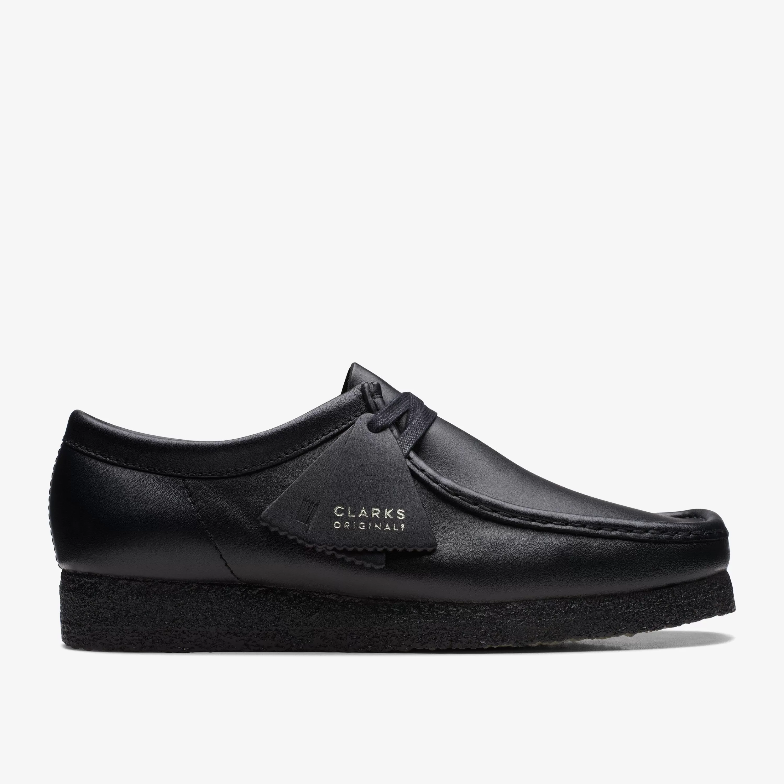 Clarks Wallabee Black Leather