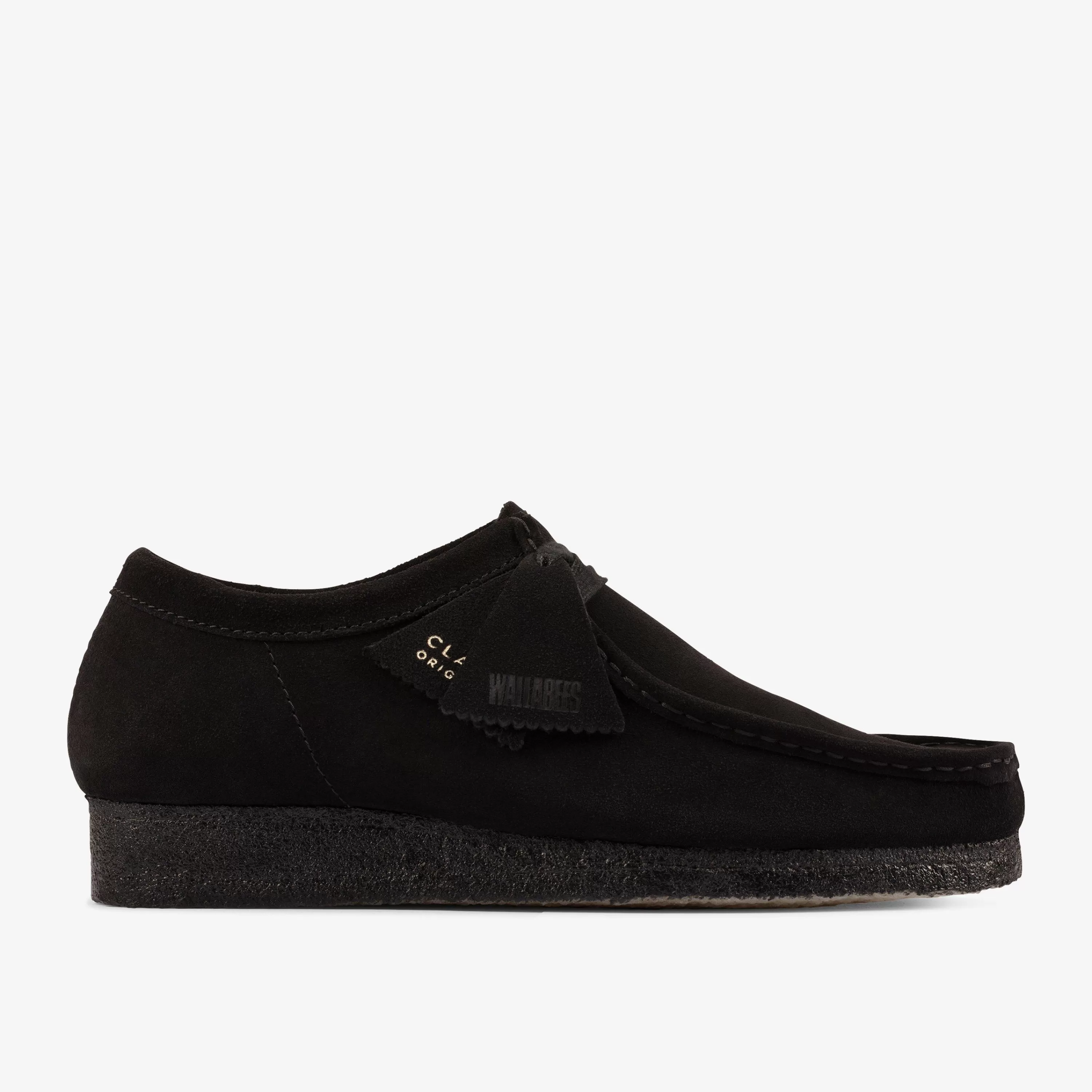 Clarks Wallabee Black Suede