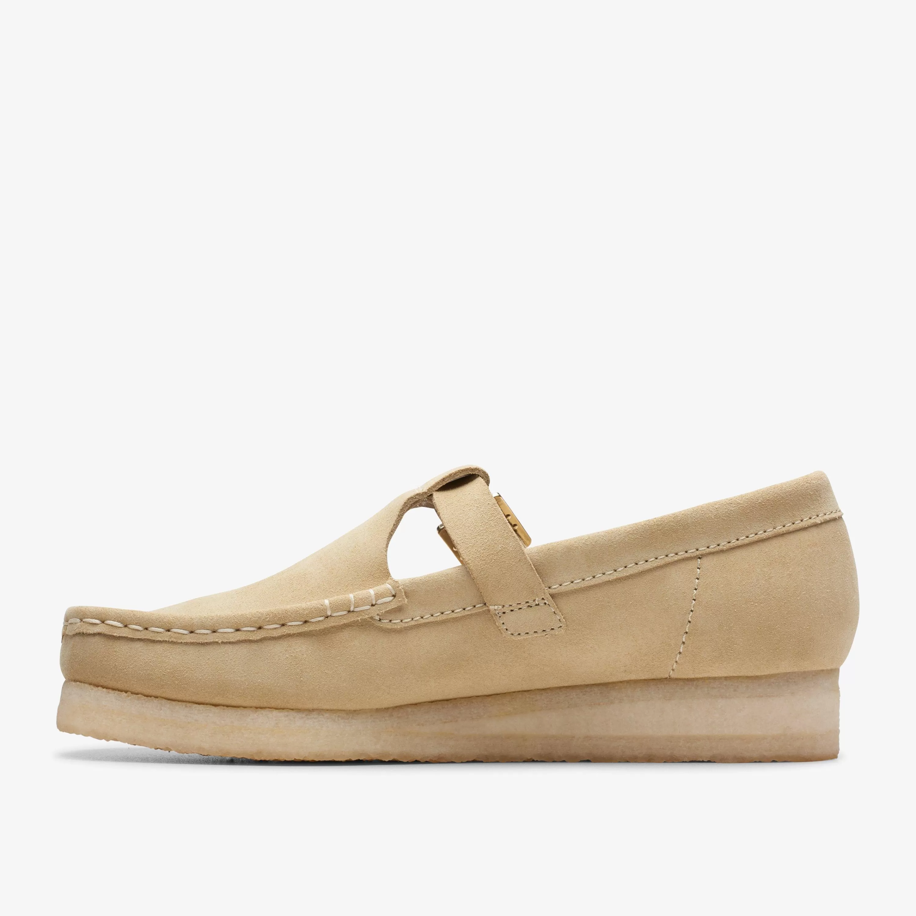 Women Clarks Wallabee T-Bar